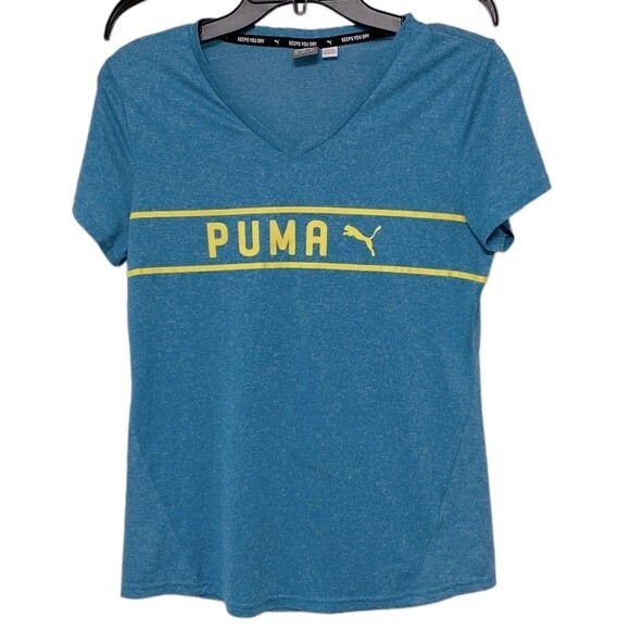 Puma Men’s Dri-Fit Athletic Neon Graphic T-Shirt- Size M - Picture 1 of 4